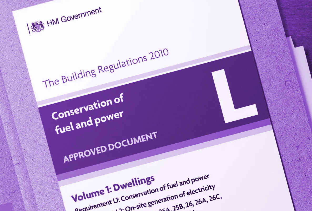 The Benefits of Exceeding Part L Regulations 1 Part L building regs (purple)