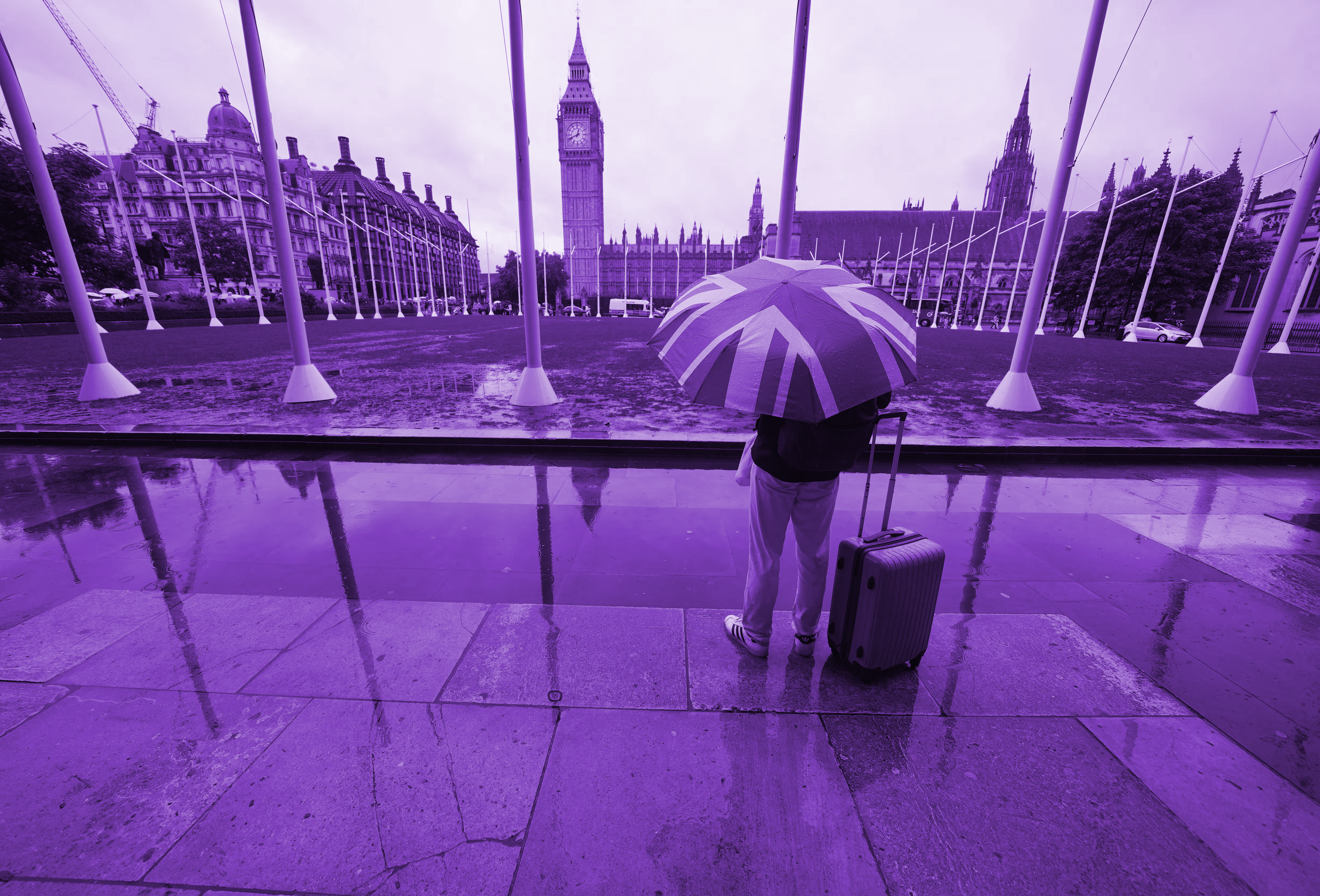 1 Year of Labour Government: How Sustainability Policy is Shaping Green Housing Reform 1 Parliment in the rain