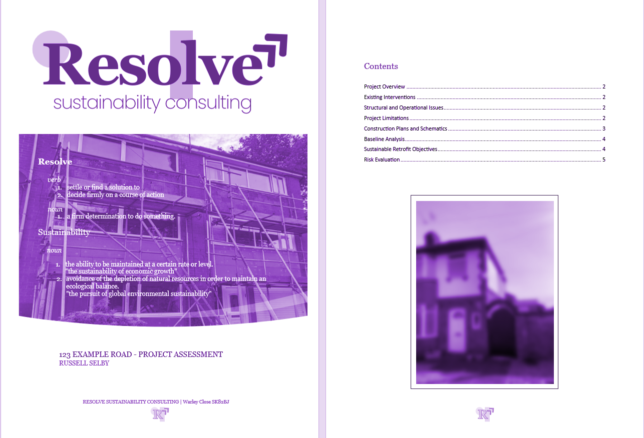 From Complexity to Clarity: Our New Approach to Reporting for Your Low Energy Refurb 1 Report sample